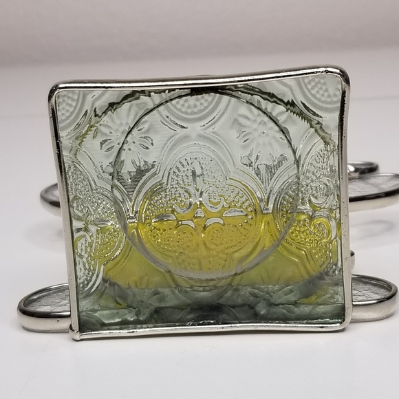 Stained Glass Rabbit Tea Light Candle Holder Decorative Glass Bunny - Picture 6 of 10